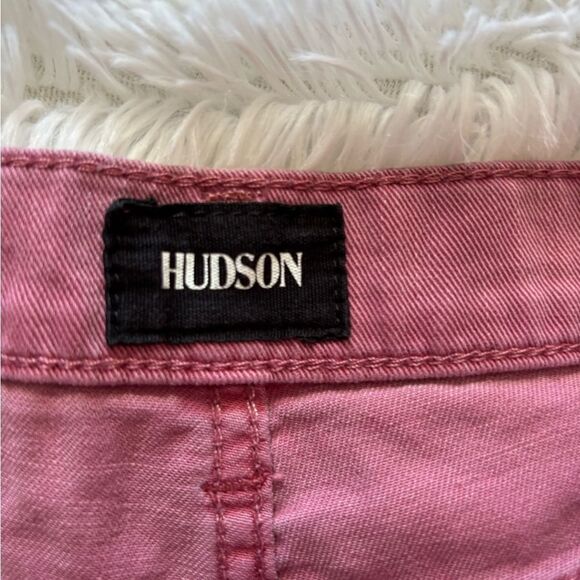 Hudson Kenzie Cut Off Jean Shorts Pink Womens Size 27 - Picture 5 of 7
